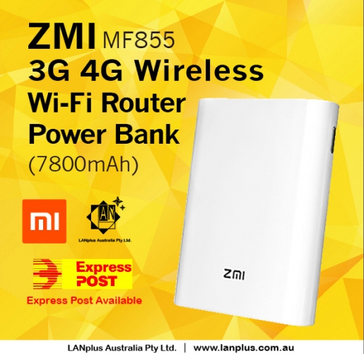 Genuine Xiaomi ZMI MF855 7800mAh 150Mbps 3G 4G Wireless WiFi Router Power Bank